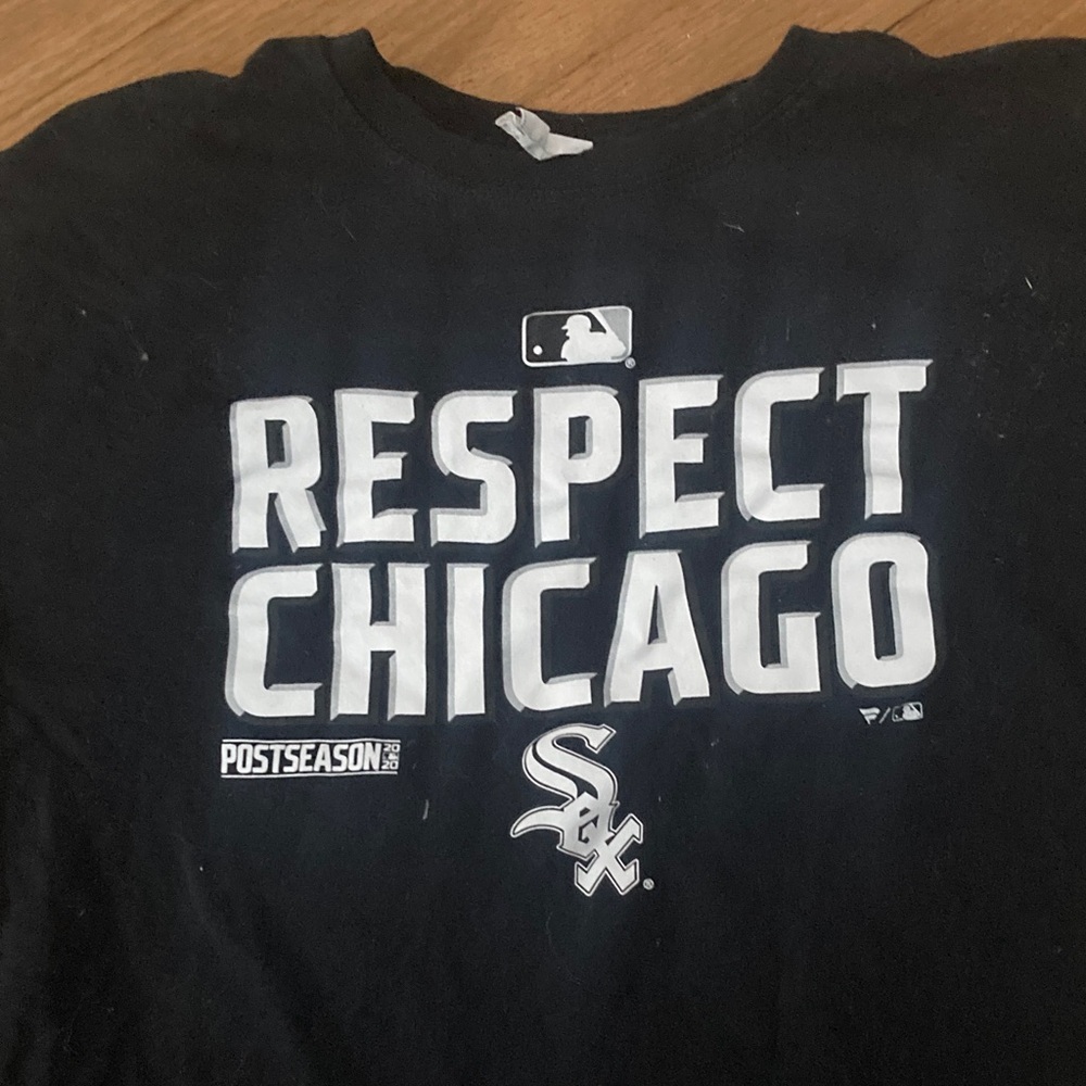 Chicago white sox Black 'Respect Chicago' T-Shirt